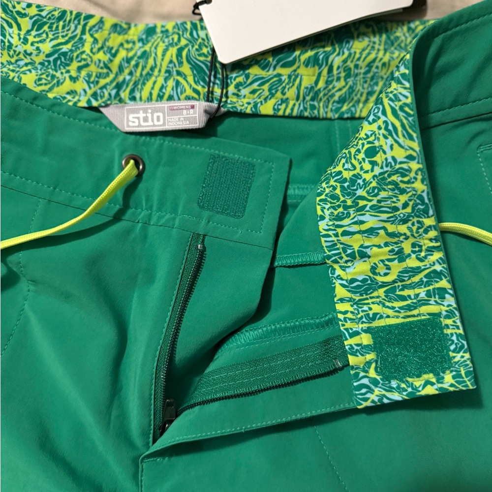 Stio Vibrant Green Pants with Yellow Accents - Picture 2 of 6